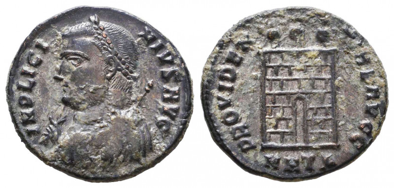 Licinius I; 308-324 AD, 321-4 AD,AE Follis.

Weight: 3,2 gr
Diameter: 19,7 mm