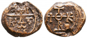 Byzantine Lead Seals, 7th - 13th Centuries
Reference:
Condition: Very Fine

Weight: 11,9 gr
Diameter: 23,5 mm