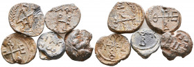Lot of Byzantine Lead Seals, 7th - 13th Centuries
Reference:
Condition: Very Fine
