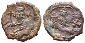 Byzantine Coins AE, 7th - 13th Centuries
Reference:
Condition: Very Fine

Weight: 3,8 gr
Diameter: 22,9 mm