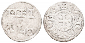 Crusaders Coins AR. AD. 11th - 13th.
Reference:
Condition: Very Fine

Weight: 0,9 gr
Diameter: 21,1 mm