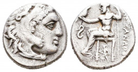 KINGS of MACEDON. Alexander III ‘the Great’. 336-323 BC. AR Drachm.

Weight: 4 gr
Diameter: 15,5 mm