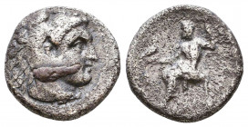 KINGS of MACEDON. Alexander III ‘the Great’. 336-323 BC. AR Drachm.

Weight: 3,9 gr
Diameter: 15,7 mm