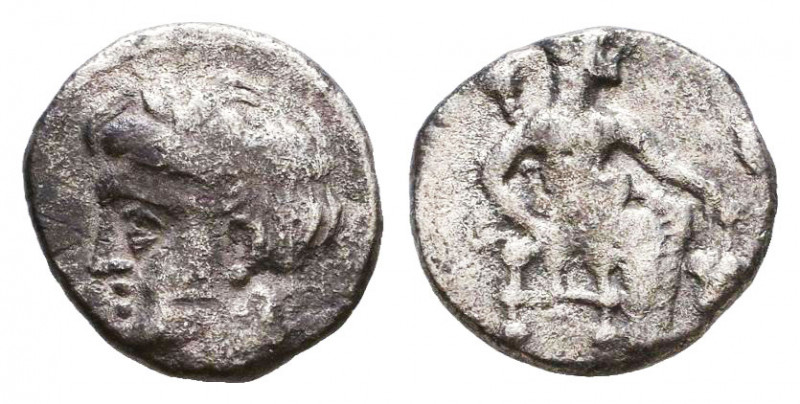 Cilicia. Tarsos . Pharnabazos 380-373 BC.
Obol AR

Weight: 0,6 gr
Diameter: ...