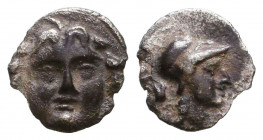 Selge, Pisidia. AR Obol, 3rd Century BC.

Weight: 0,5 gr
Diameter: 9,7 mm