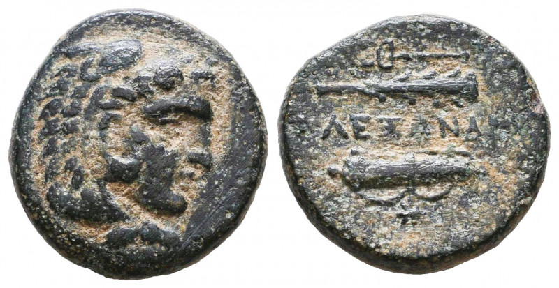 Macedonian Kingdom. Alexander III the Great. 336-323 B.C. AE.

Weight: 5,7 gr...