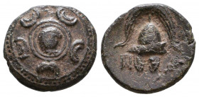 Macedonian Kingdom. Alexander III the Great. 336-323 B.C. AE.

Weight: 3,3 gr
Diameter: 16,9 mm