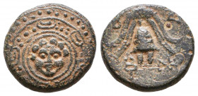 Macedonian Kingdom. Alexander III the Great. 336-323 B.C. AE.

Weight: 3,3 gr
Diameter: 15,5 mm