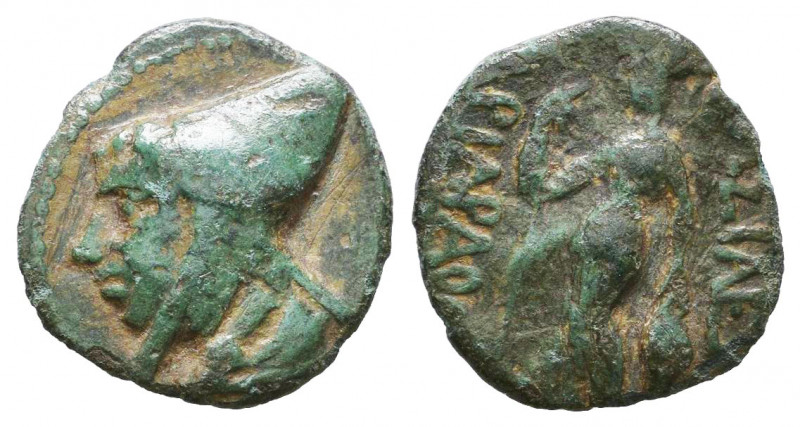 Kings of Cappadocia. Ariarathes III or Ariarathes IV Eusebes Æ Unit. Circa 230-1...