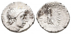 KINGS of CAPPADOCIA. Ariarathes V Eusebes Philopator. Circa 163-130 BC. AR Drachm.

Weight: 3,6 gr
Diameter: 17,1 mm