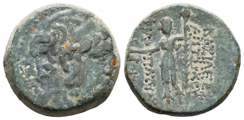 SELEUKID KINGDOM. Antiochos IX Philopator (114/3-95 BC). Ae.

Weight: 8 gr
Di...