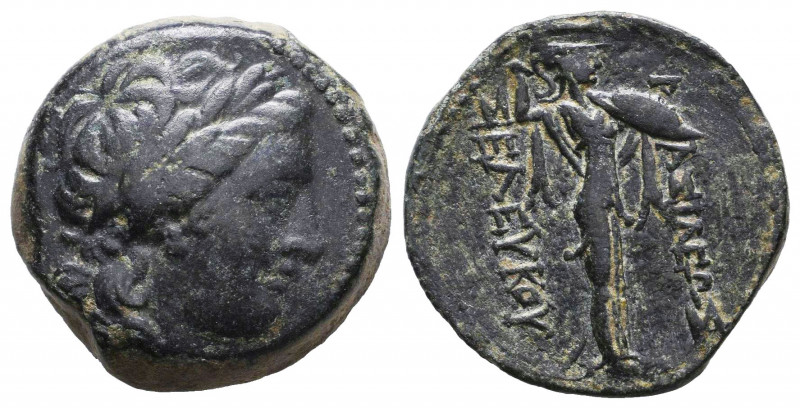 Seleukid Empire, Seleukos I Nikator Æ. Antioch on the Orontes, circa 300-281 BC....