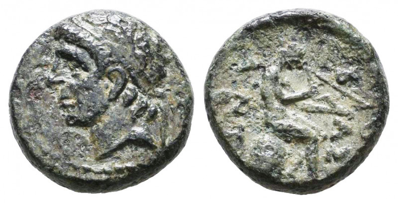 SELEUKID EMPIRE. Antiochos I Soter. 281-261 BC. Æ.

Weight: 2,1 gr
Diameter: ...