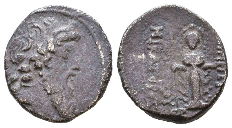 Seleukid Kings of Syria, Demetrios II AR. Mallos, 145-143 BC.

Weight: 3,4 gr...