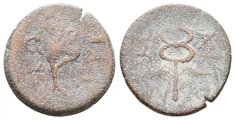 CILICIA, Korykos. 1st century BC. Æ. SNG France 1104; SNG Levante 804.

Weight...