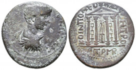 PONTUS, Neocaesarea. Geta. As Caesar, AD 198-209. Æ. SNG von Aulock 102.

Weight: 13,6 gr
Diameter: 29,9 mm