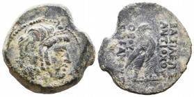 Seleukid Kingdom. Antiochos IV Epiphanes. Æ.

Weight: 16,3 gr
Diameter: 25,3 mm