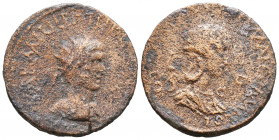 Cilicia. Mallos. Severus Alexander, with Julia Mamaea AD 222-235.
Bronze Æ

Weight: 14,4 gr
Diameter: 30,4 mm