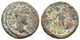Cilicia. Hieropolis-Kastabala. Macrinus AD 217-218.
Bronze Æ

Weight: 5,9 gr
Diameter: 19,9 mm