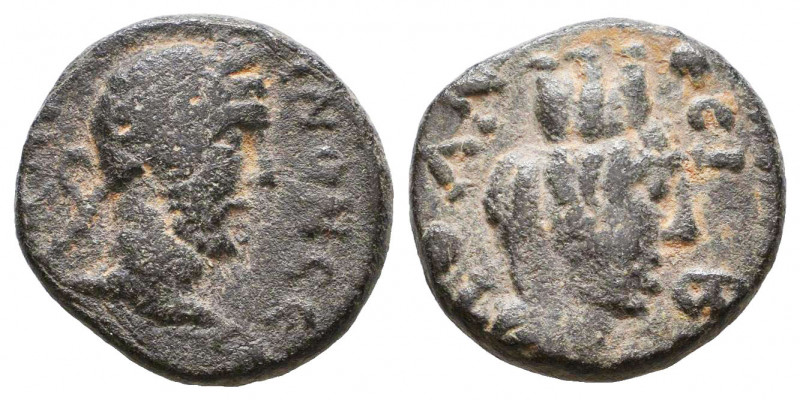 Roman Provincial Coins

Weight: 3,3 gr
Diameter: 15,9 mm