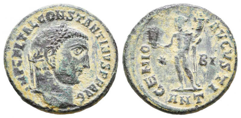 Constantine I. AE Follis; Constantine I; 307-337 AD.

Weight: 5 gr
Diameter: ...