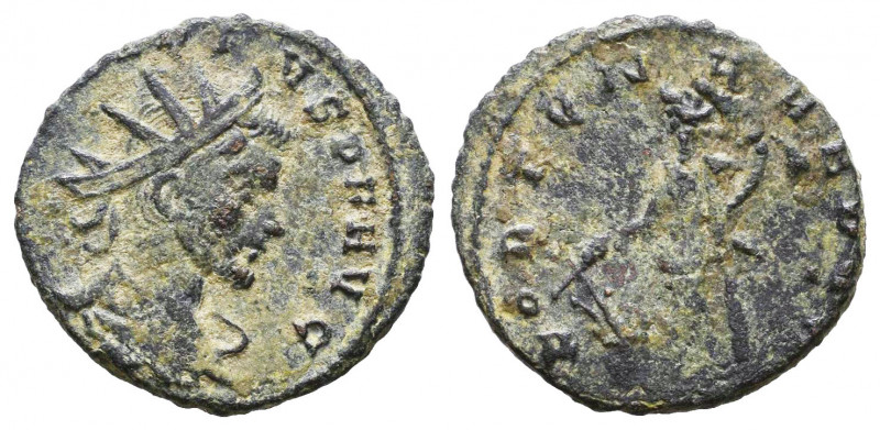 Claudius Gothicus AD 268-270. Rome
Antoninianus AR

Weight: 2 gr
Diameter: 1...