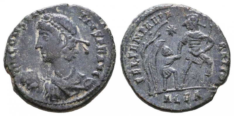 Constantius II Æ Centenionalis. AD 348-350.

Weight: 4,7 gr
Diameter: 20,8 mm...