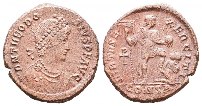 Theodosius I. 379-395. AE.

Weight: 5,4 gr
Diameter: 22,7 mm