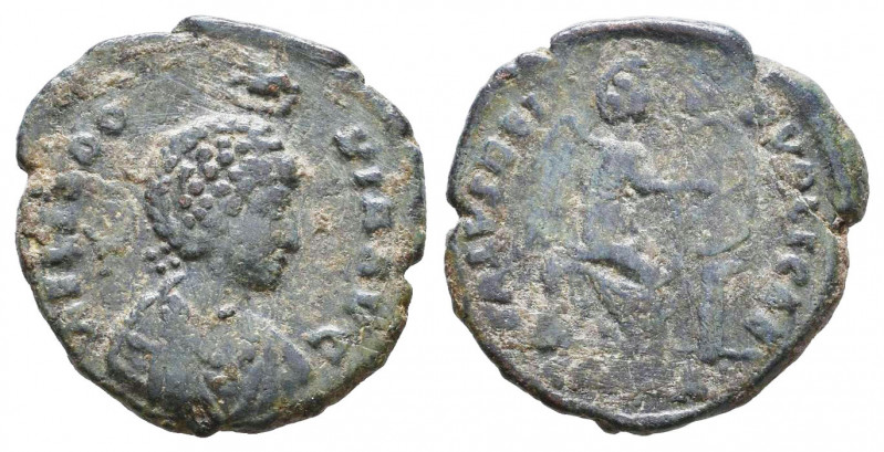 AELIA EUDOXIA. 401-403 AD

Weight: 2,2 gr
Diameter: 18,1 mm