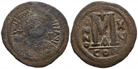 Justinian I the Great (AD 527-565). Æ follis. Constantinople

Weight: 21,3 gr
Diameter: 38,7 mm