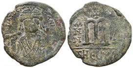 MAURICE TIBERIUS. 582-602 AD. Æ Follis. Theopolis.

Weight: 12 gr
Diameter: 30,9 mm