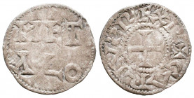World Coins - Medieval (pre-1500)
France, Melle. 11th century AR denier 

Weight: 0,9 gr
Diameter: 20,8 mm