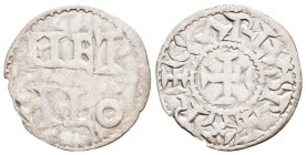 World Coins - Medieval (pre-1500)
France, Melle. 11th century AR denier 

Weight: 0,9 gr
Diameter: 21,6 mm