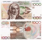 Belgium, 1000 Francs, 1980, UNC, p144a, serial number: 53307438891, Andre Ernest Modeste Gretry portrait