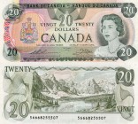 Canada, 20 Dollars, 1979, AUNC, QE II, p93c, Serial Number: 56668255507
