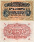 East African, 5 Shillings, 1949, AUNC, p26Ab, serial number: C/64 11514, King George portrait, RARE