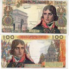 France, 100 Francs, 1959, AUNC-UNC, p144, serial number: Y.35-61627 (with Napoleon Bonaparte)