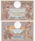 France, 100 Francs, 1937, AUNC, p86a, serial number: Y.53566-222, RARE
