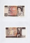 Great Britain, 10 Pounds, 1988, UNC, QE II, p379e, Serial Number: JN16 073029