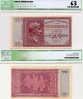 Greece, 500 Drachmai, 1941, UNC, ICG 63, pM16a, serial number: 0033 316358, RARE