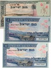 Israel, 10 Lirot, 1955, UNC, p27b, serial number: 174053