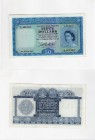 Malaya And British Borneo, 50 Dollars, 1953, XF-AUNC, QE II, p4b, serial number: A/14 401904, VERY RARE