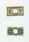 Malaya And British Bornea, 5 Dollars, 1953, UNC, QE II, p2b, serial number: A/32 782305, VERY RARE