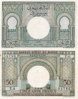 Morocco, 50 Francs, 1949, AUNC-UNC, p44, serial number: y.6-55796