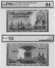 Netherlands, 10 Gulden, 1939, UNC, PMG 64, p54, serial number: HU 070790, Queen Emma portrait