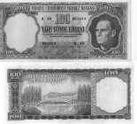 Turkey, 100 Lira, 1964, XF, 5/5. Emission, p177, Serial Number: A40 063454
Pressed