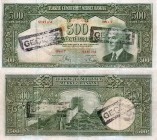 Turkey, 500 Lira, 1940, VF-XF, 2/2. p138, Emission, serial number: H4 0817 VERY RARE (stamped "GEÇMEZ")
Pressed