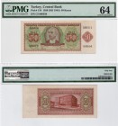 Turkey, 50 Kurush, 1944, UNC, PMG 64, p134, 2/1. Emission, serial number: C'5 080558, RARE