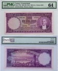 Turkey, 1000 Lira, 1953, UNC, PMG 64, p172a, 5/1. Emission, serial number: B12 07232, Mustafa Kemal Atatürk portrait, VERY RARE