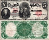 United State Of America, 5 Dollars, 1907, XF, p1986, serial number: K8795700, RARE